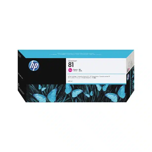 HP 81 Magenta Dye Ink Cartucho