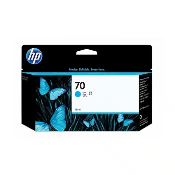 HP 70 Cyan 130 ml Ink Cartucho