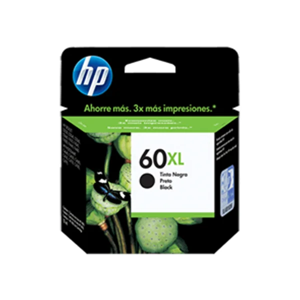 HP 60XL Black LAR Ink Cartucho