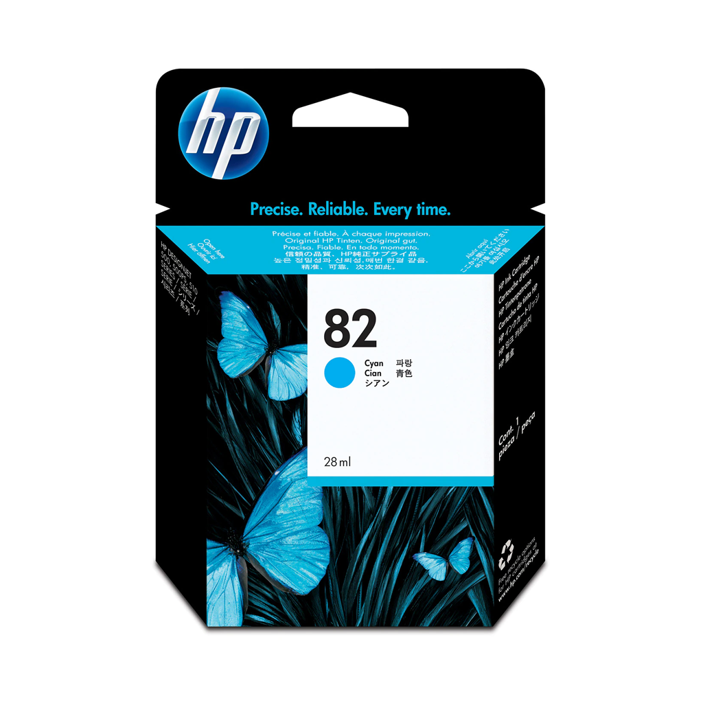 HP 82 Cyan Ink Cartucho