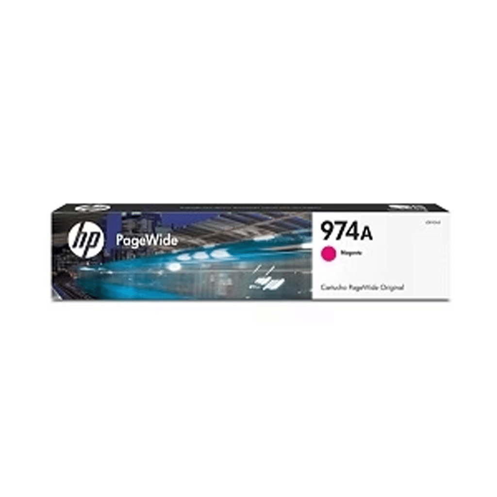 Cartucho original PageWide HP 974A magenta