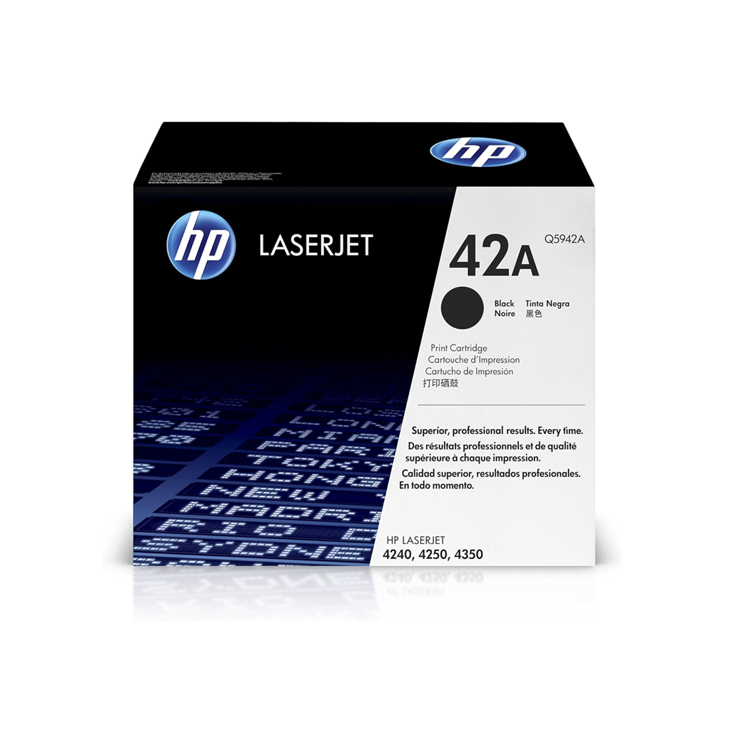 Cartucho de tinta negra HP LaserJet 4250/4350/4240