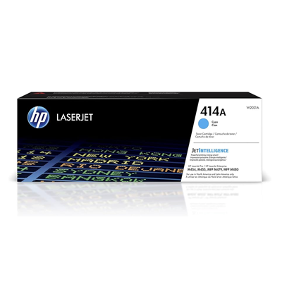 Cartucho de tóner LaserJet cian HP 414A