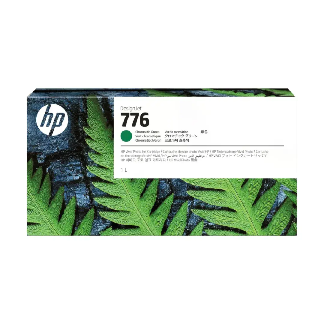 HP 776 1L Chromatic Green DesignJet Ink Cartucho