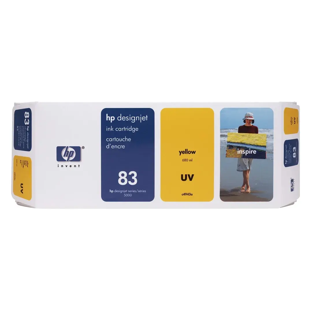 HP No 83 UV Yellow Ink Cartucho