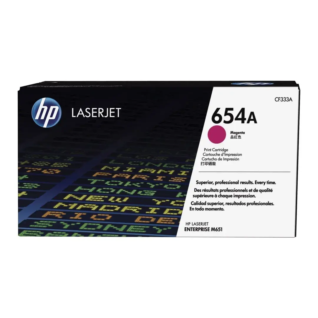 Tóner HP 654A Magenta Laserjet Original (CF333A)