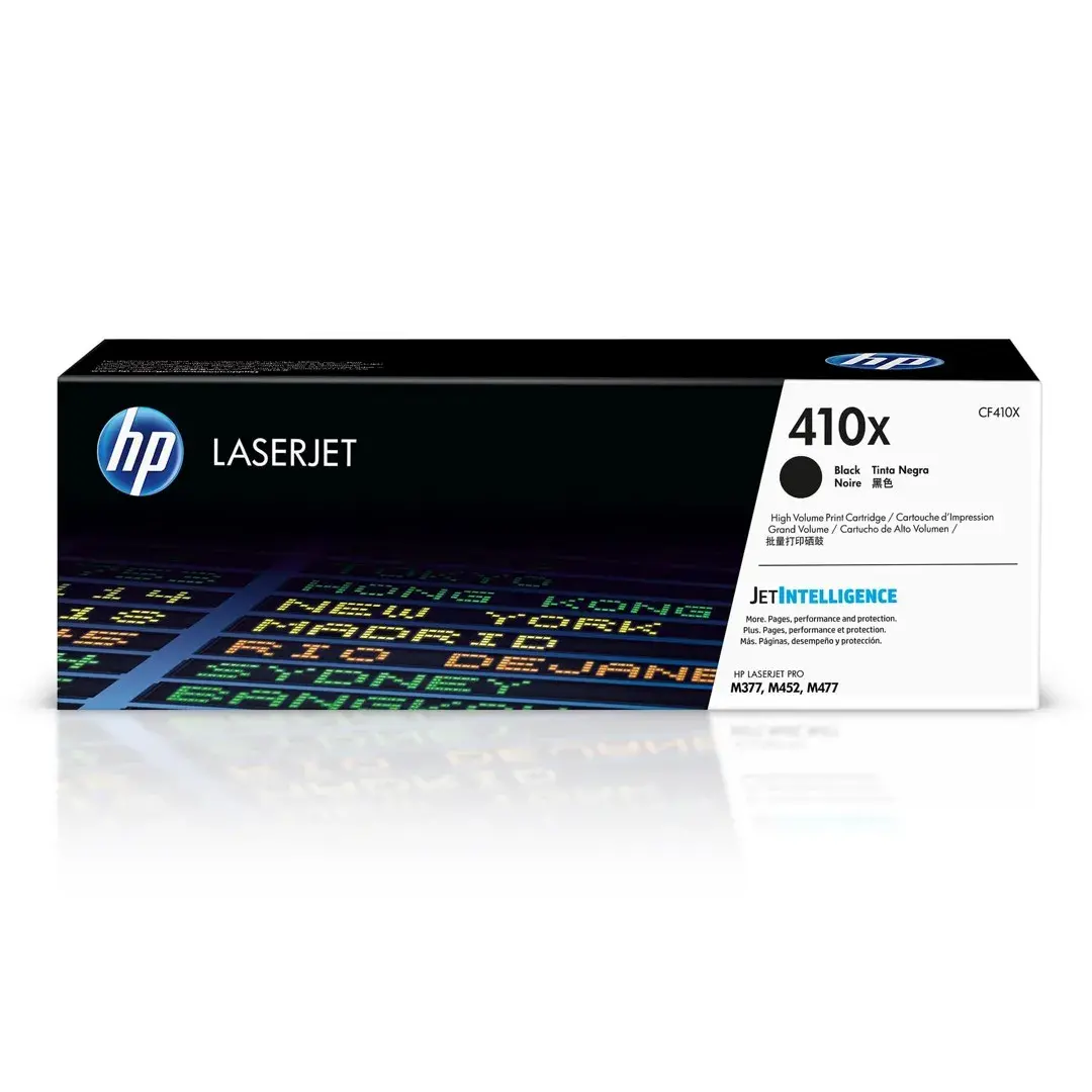 Cartucho de tóner negro LaserJet HP 410X