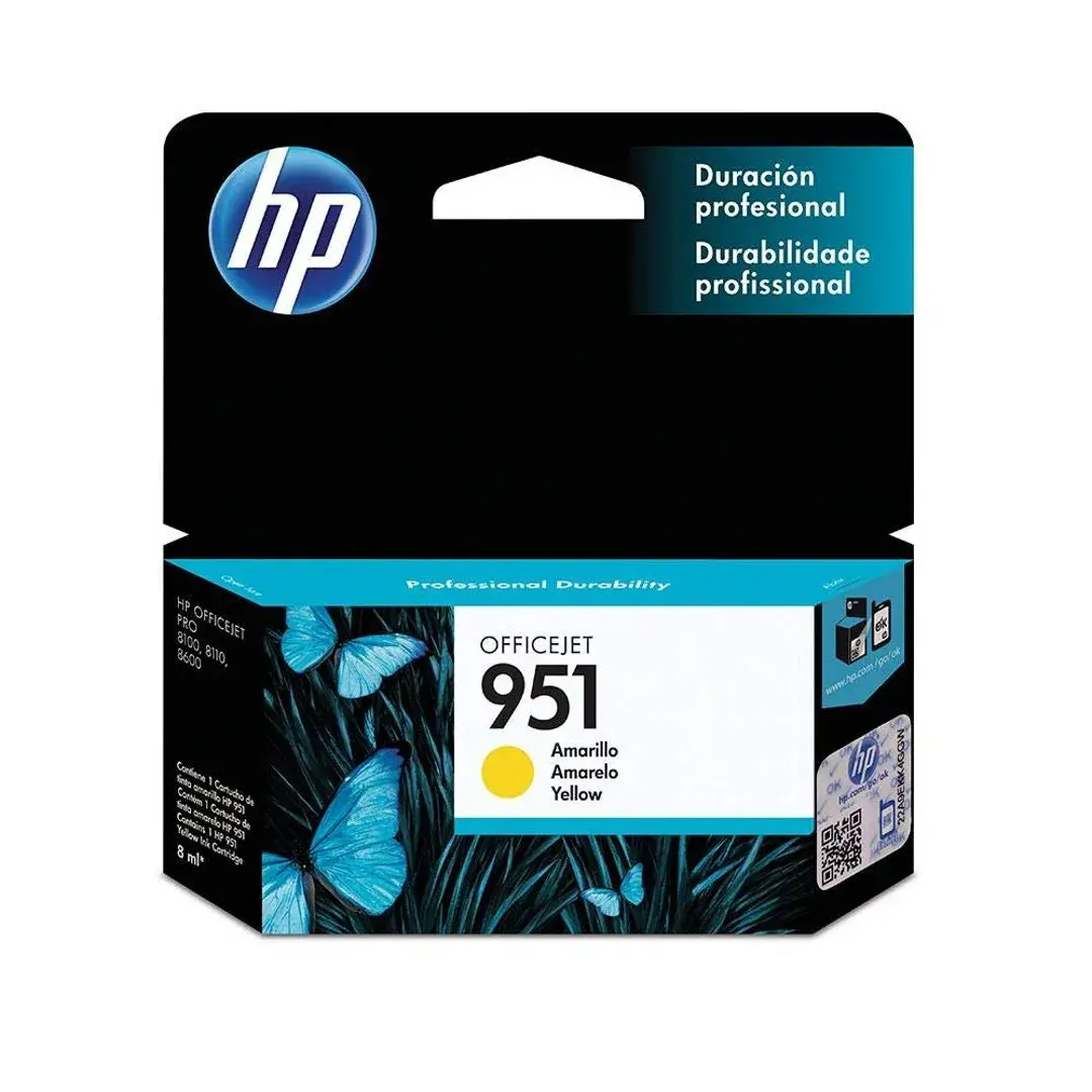 Cartucho de tinta amarilla Officejet HP 951