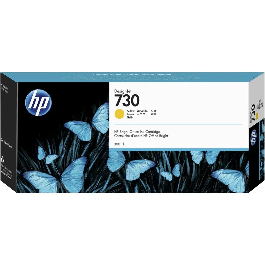 HP 730 300-ml Yellow Ink Cartucho